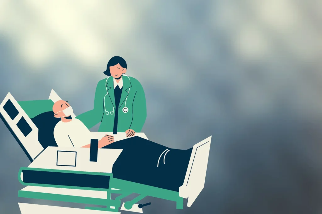 Healthy lifestyle and wellness concept illustration
